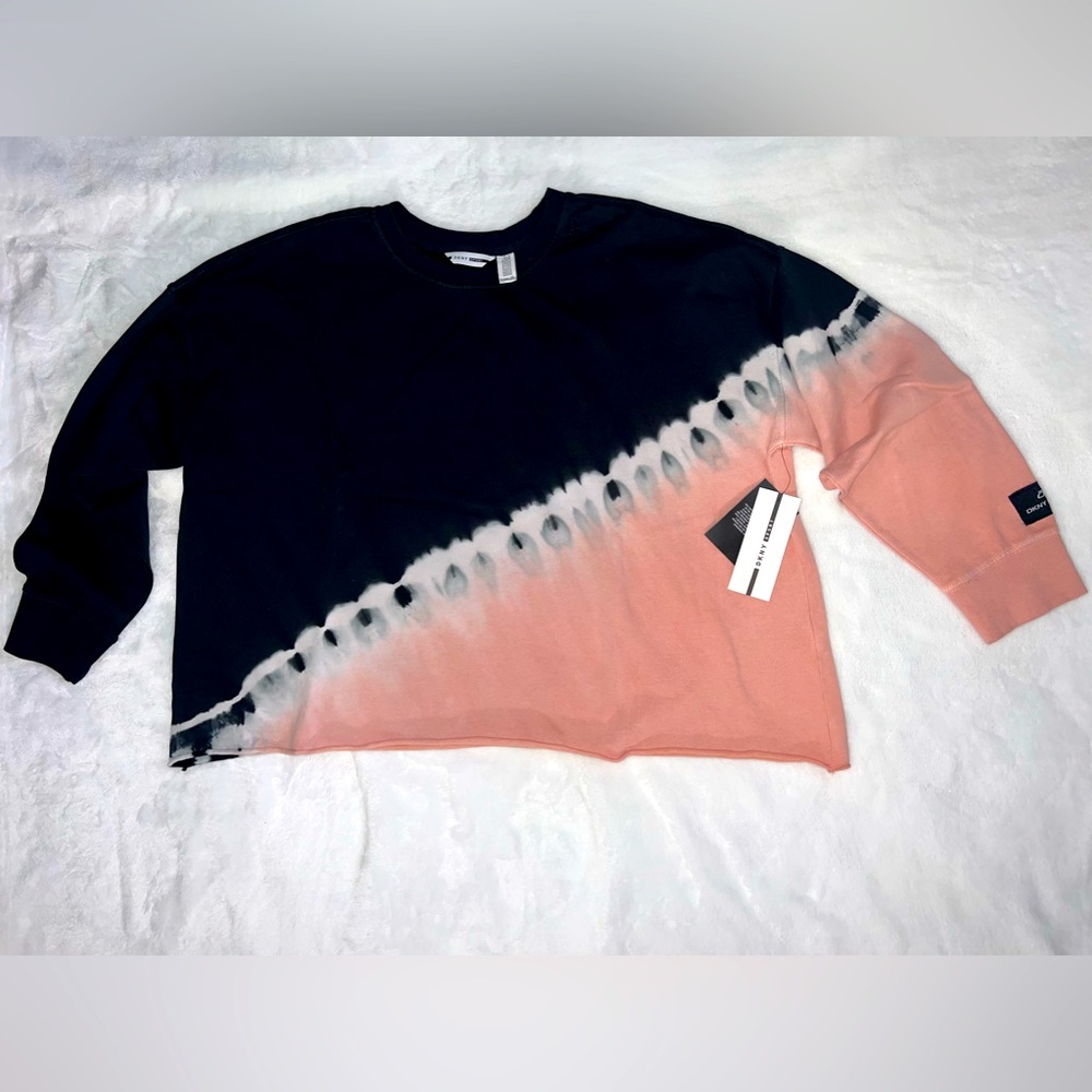 DKNY Women's Pink Crewneck Long Sleeve Sweater Size 3X